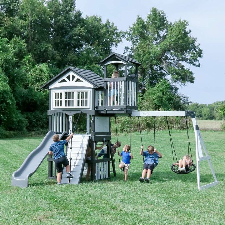 Backyard Discovery Whispering Point Playcentre and Swing Set (3-10 Years)