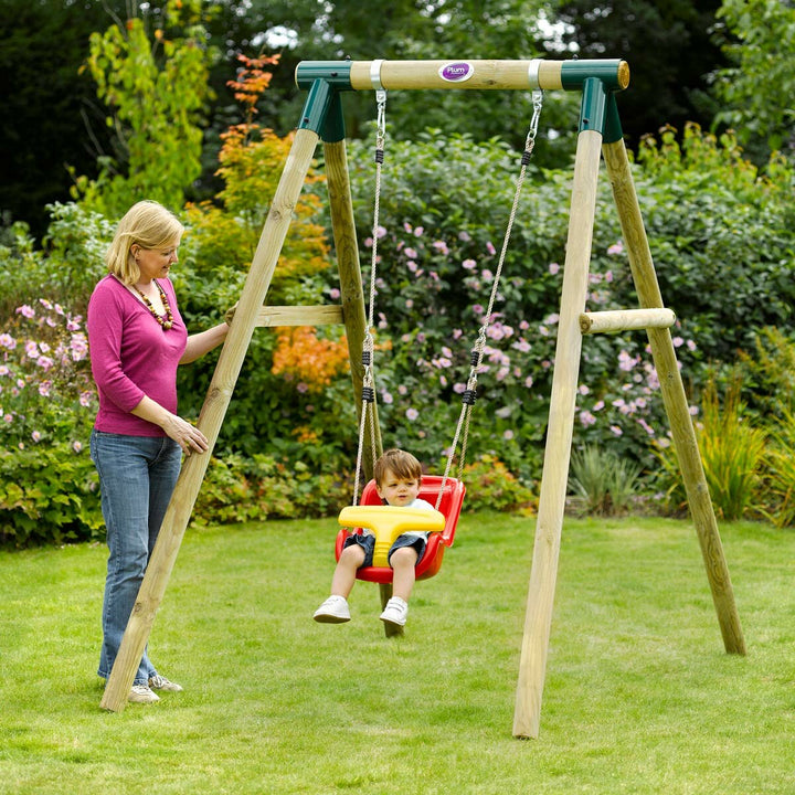 Plum Ultimate One Person Premium Wood Swing