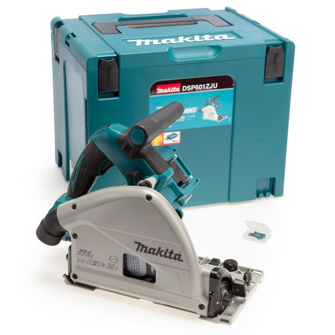 Makita DSP601ZJU 36V 165mm Brushless AWS Plunge Cut Saw With Case Item Condition Box Opened Never Used