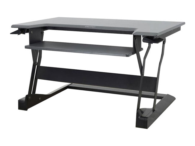 TieDex UK Ergotron WorkFit-T Medium - standing desk converter - dark grey - black, grey