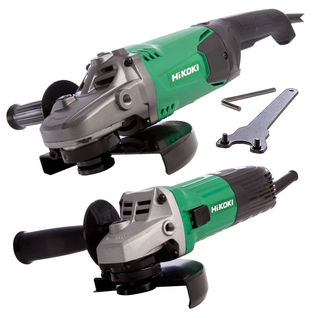 HiKOKI 115/230mm  Angle Grinder Twin Pack G12STX+G23ST 110V