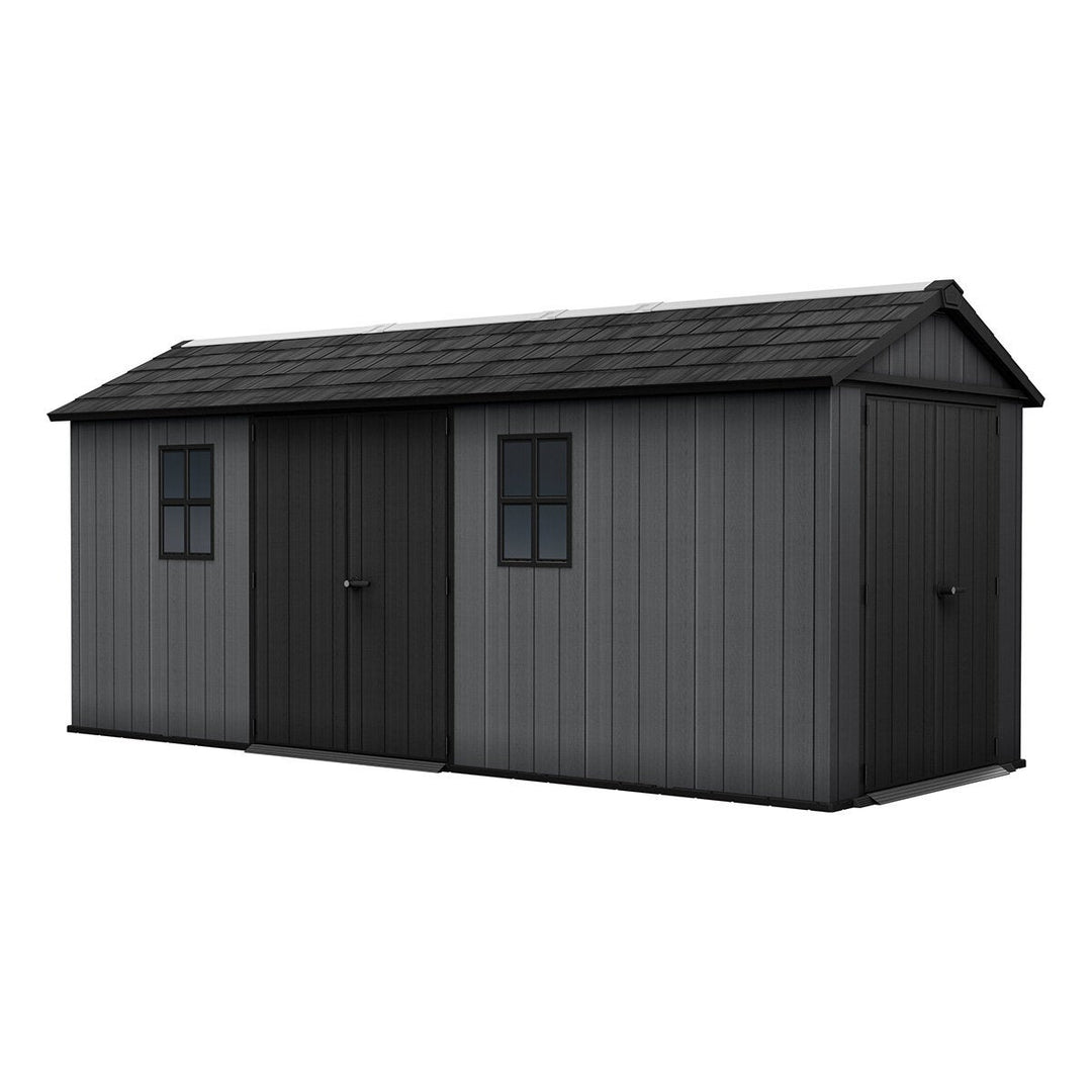 Keter Newton Plus 17ft x 7ft 5" (5.1 x 2.2m) Dual Entry Shed Storage Shed