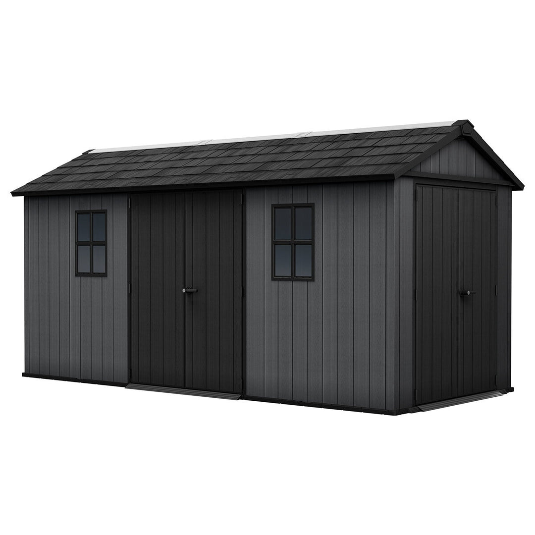 Keter Newton Plus 15ft x 7ft 5" (4.5 x 2.2m) Dual Entry Storage Shed