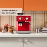 KitchenAid Semi Auto Espresso Machine With Burr Grinder, 5KES6551BCA