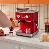 KitchenAid Semi Auto Espresso Machine With Burr Grinder, 5KES6551BCA