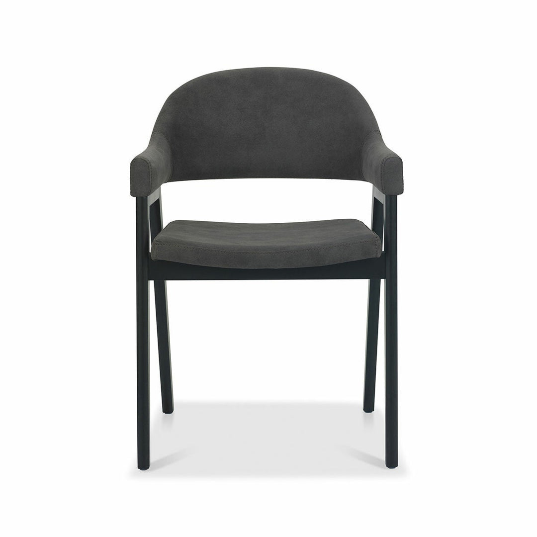 Bentley Designs Camden Peppercorn Grey Fabric Armchair, 2 Pack