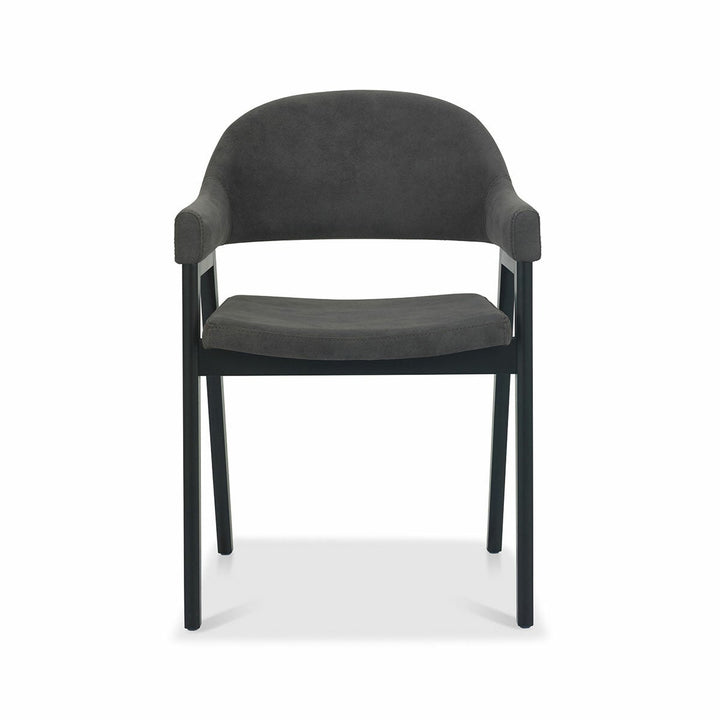 Bentley Designs Camden Peppercorn Grey Fabric Armchair, 2 Pack