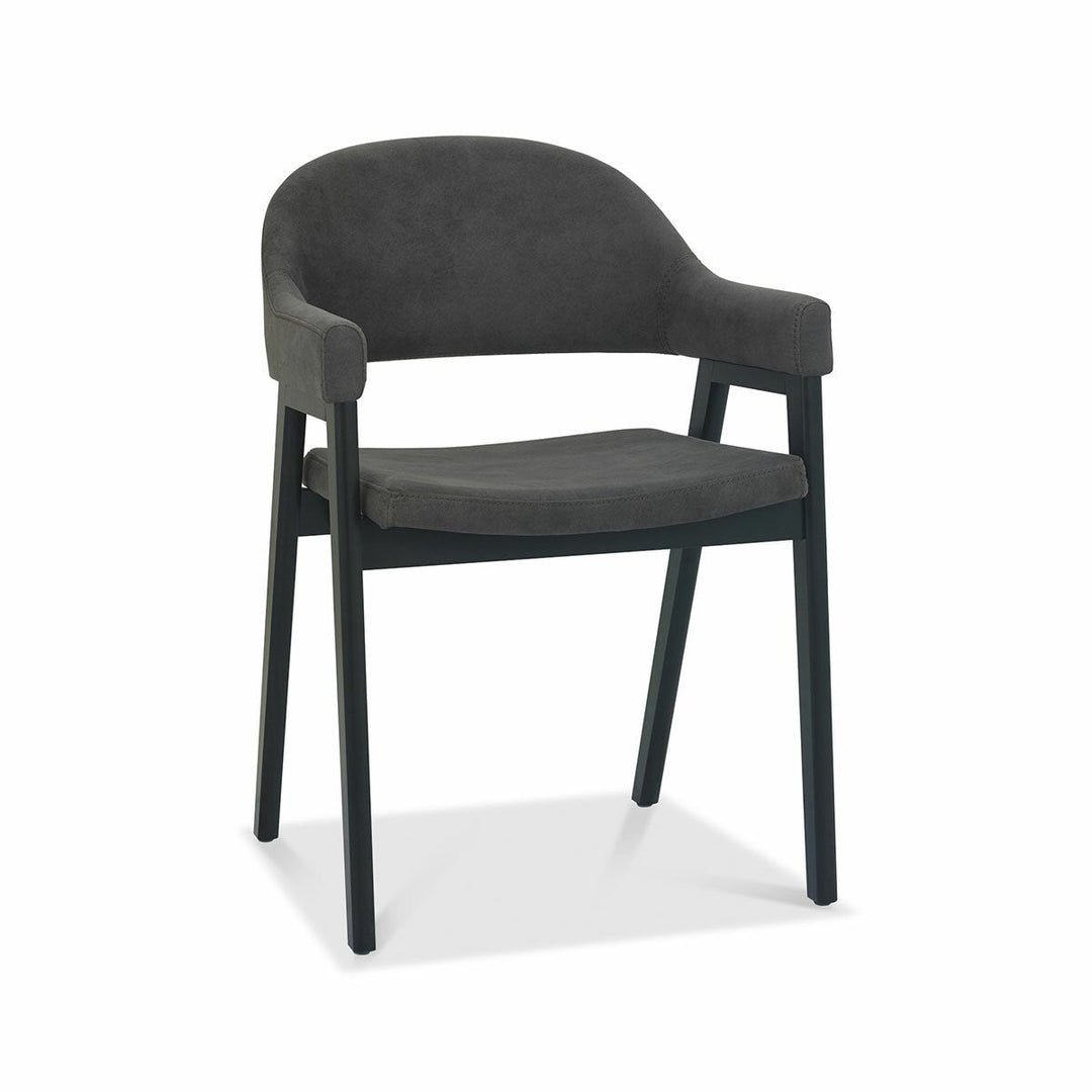 Bentley Designs Camden Peppercorn Grey Fabric Armchair, 2 Pack
