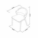 Bentley Designs Camden Peppercorn Cedar Velvet Dining Chair, 2 Pack