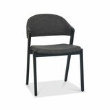 Bentley Designs Camden Peppercorn Grey Fabric Dining Chair, 2 Pack
