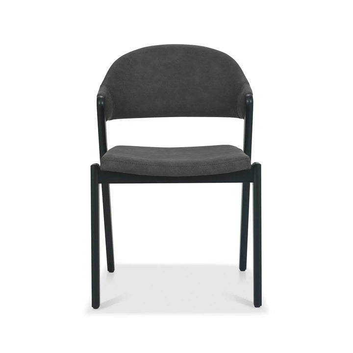 Bentley Designs Camden Peppercorn Grey Fabric Dining Chair, 2 Pack