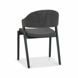 Bentley Designs Camden Peppercorn Grey Fabric Dining Chair, 2 Pack