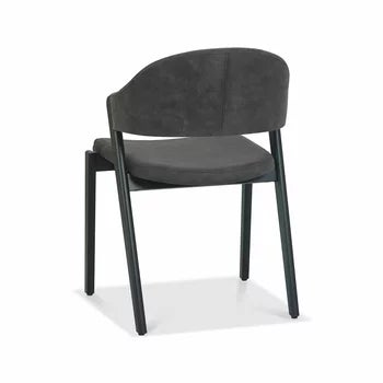 Bentley Designs Camden Peppercorn Grey Fabric Dining Chair, 2 Pack