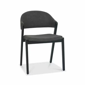 Bentley Designs Camden Peppercorn Grey Fabric Dining Chair, 2 Pack