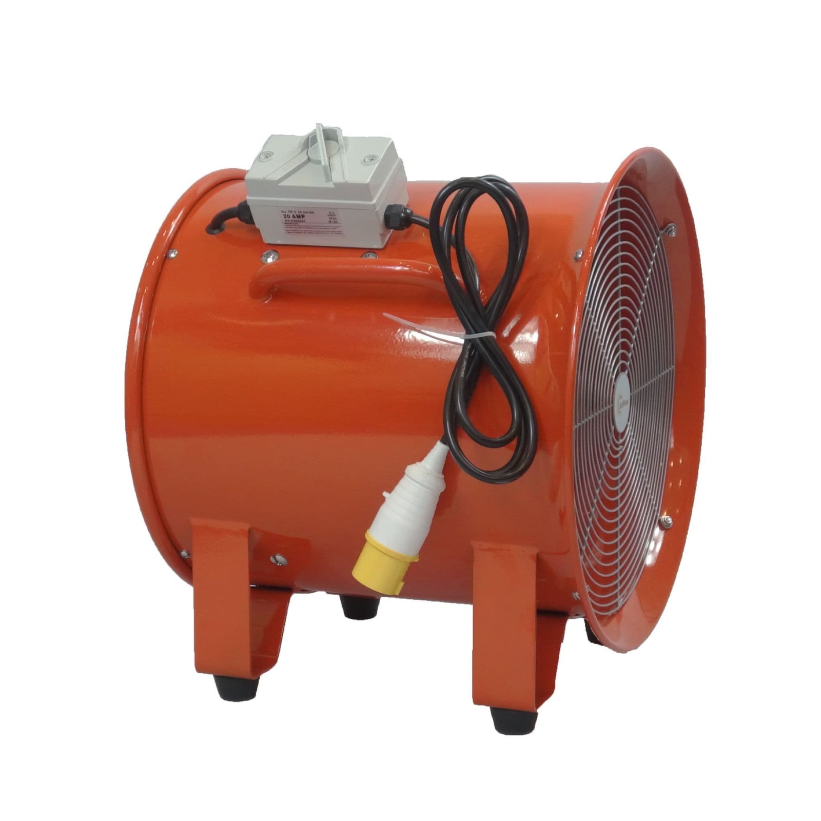 Olympus Appliances 400mm Heavy Duty Site Ventilation Fan 110V – Maximum Airflow for Dust & Fumes OLYC40/110 + FL40