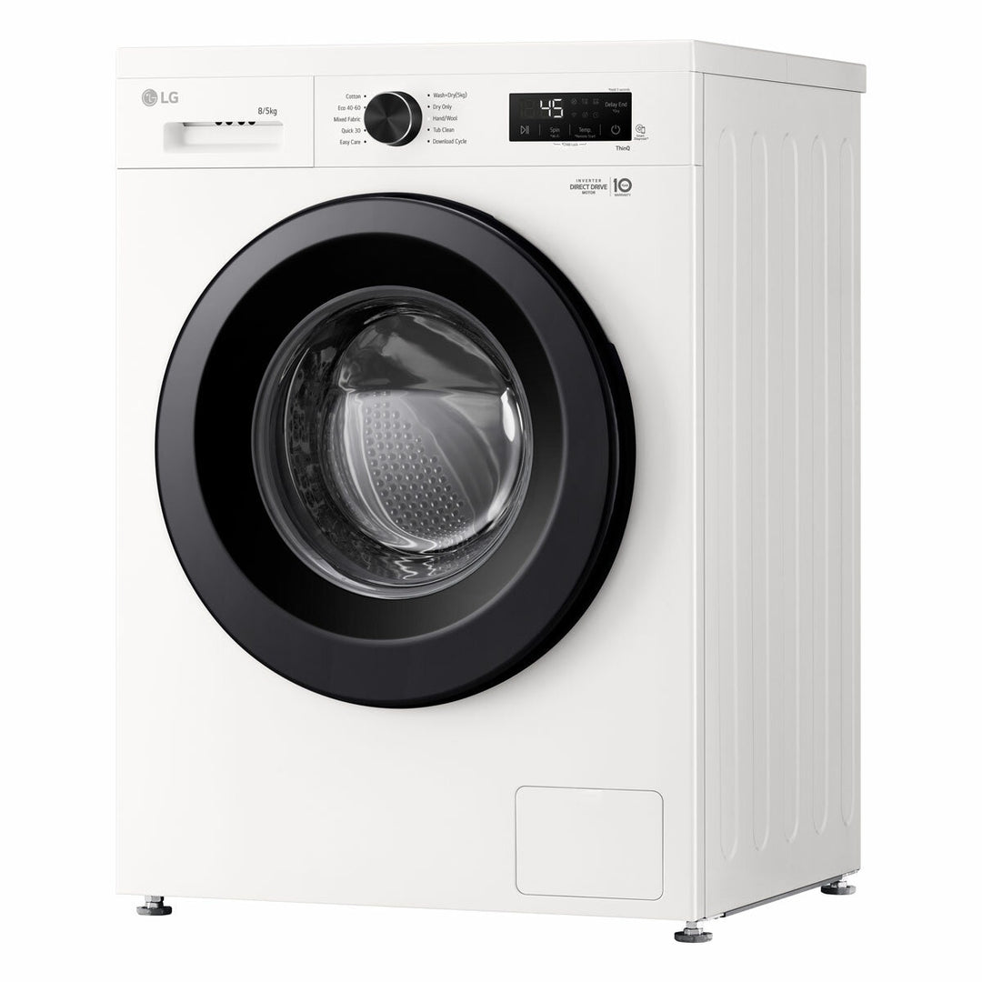 LG W4X1085NWK 8/5kg, Washer Dryer, E Rated in White