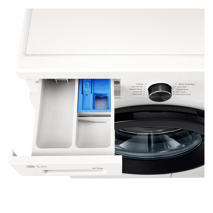 LG W4X1085NWK 8/5kg, Washer Dryer, E Rated in White