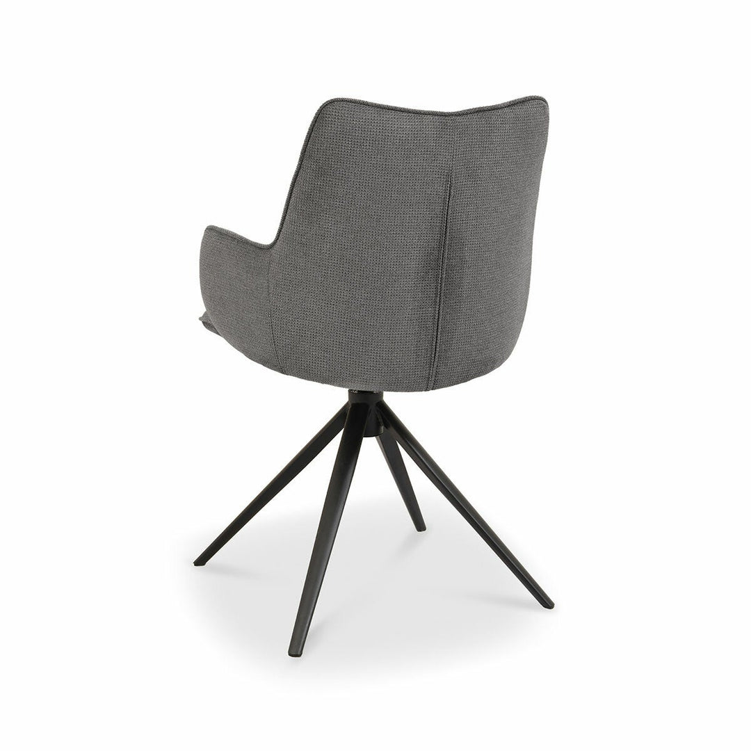Bentley Designs Rowan Grey Fabric Dining Chair
