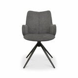 Bentley Designs Rowan Grey Fabric Dining Chair