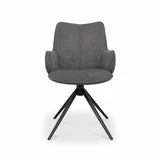 Bentley Designs Rowan Grey Fabric Dining Chair
