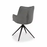 Bentley Designs Rowan Grey Fabric Dining Chair