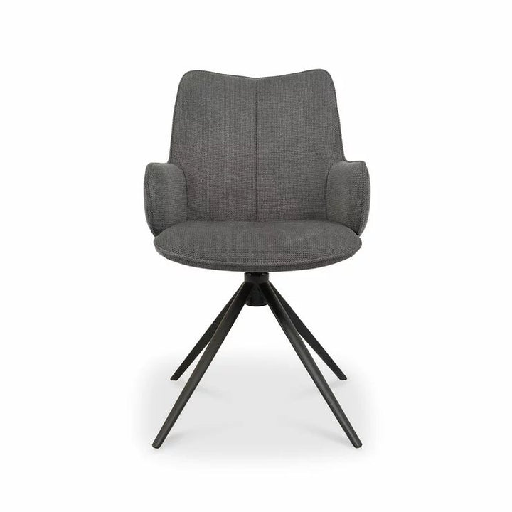 Bentley Designs Rowan Grey Fabric Dining Chair