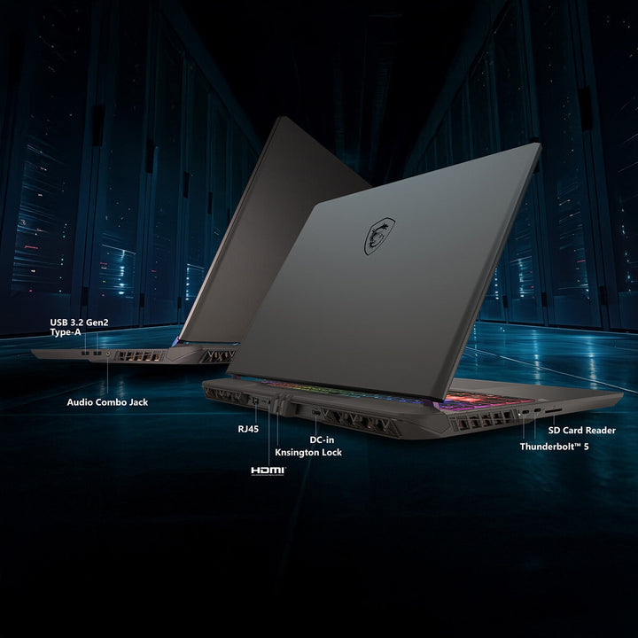 MSI Vector 16 HX AI A2XW, Intel Core Ultra 9, 32GB RAM, 1TB SSD, NVIDIA GeForce RTX 5080, 16 Inch Gaming Laptop, 9S7-15M352-006