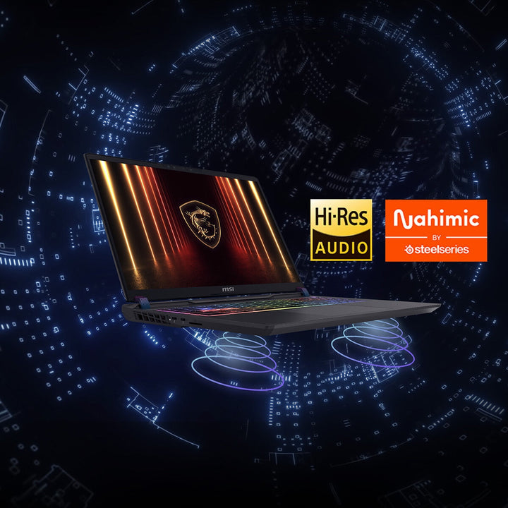 MSI Vector 16 HX AI A2XW, Intel Core Ultra 7, 16GB RAM, 512GB SSD, NVIDIA GeForce RTX 5070 Ti, 16 Inch Gaming Laptop, 9S7-15M352-403