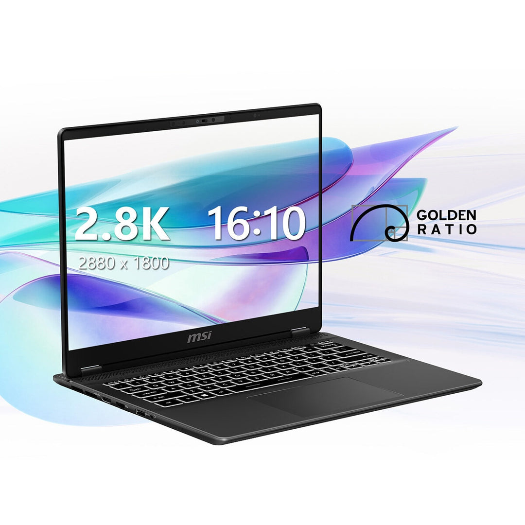 MSI Prestige 14 AI Studio, Intel Core Ultra 7, 32GB RAM, 1TB SSD, NVIDIA GeForce RTX 3050, 14 Inch Laptop, 9S7-14N211-003