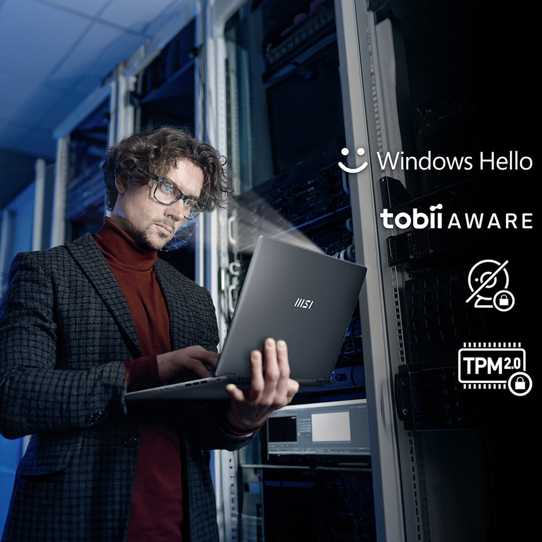 MSI Prestige 14 AI Studio, Intel Core Ultra 7, 32GB RAM, 1TB SSD, NVIDIA GeForce RTX 3050, 14 Inch Laptop, 9S7-14N211-003