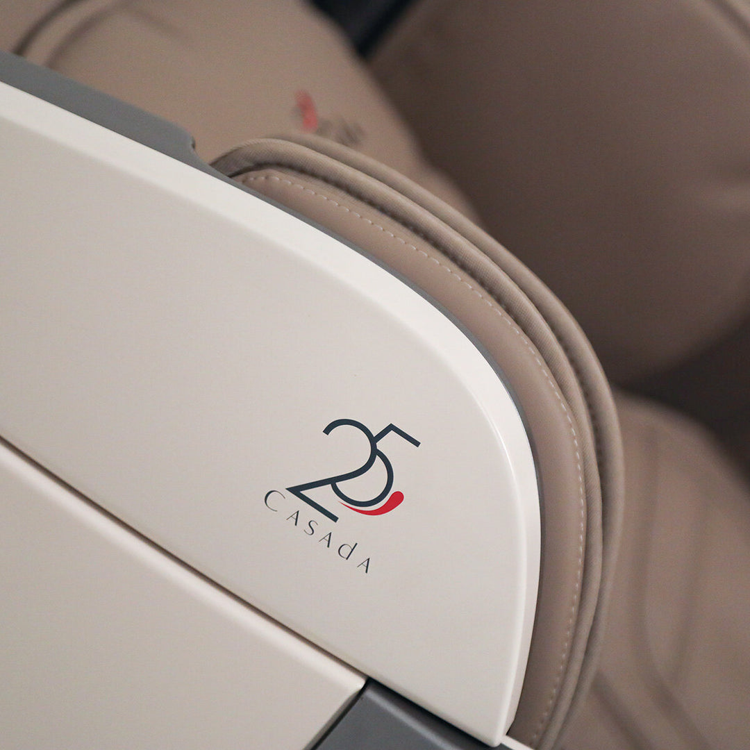 Casada Skyliner II Massage Chair in Brown & Cream 618387