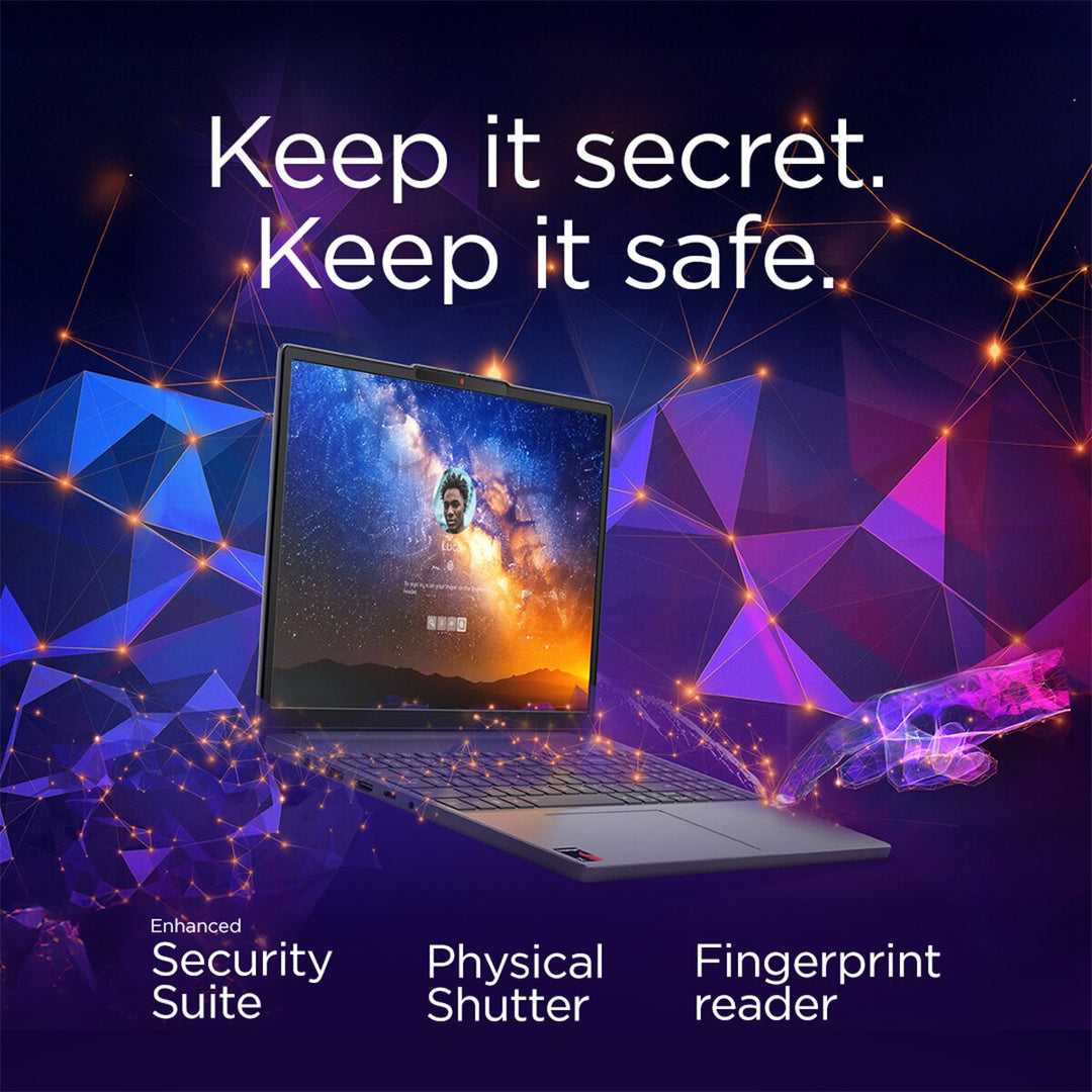 Lenovo IdeaPad Slim 3, Copilot+ PC, Snapdragon X, 16GB RAM, 1TB SSD, 15.3 Inch Laptop, 83N3002CUK