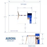 Backyard Discovery Aurora Swingset Playcentre (3-10 Years)