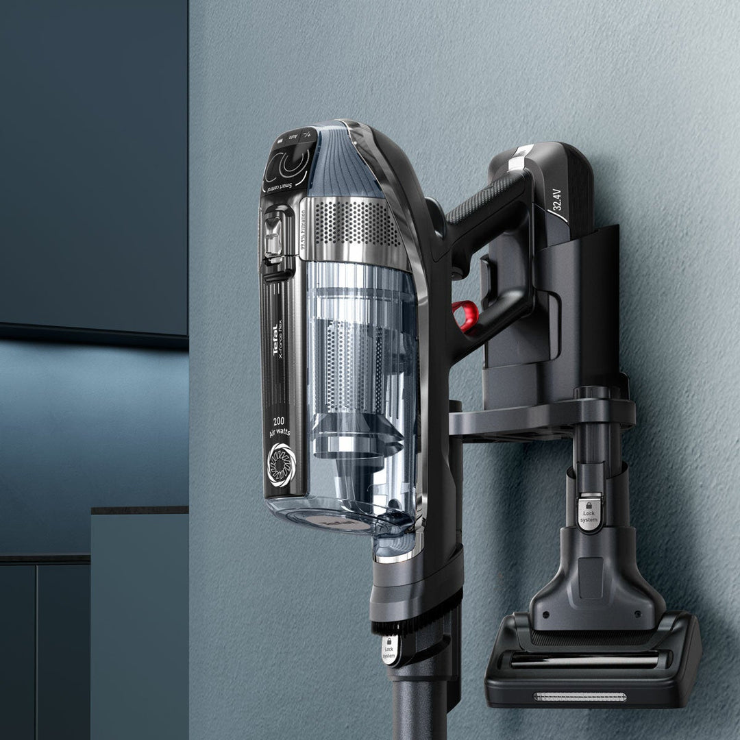 Tefal TY99A2GO X-Force Flex Pet &amp; Car Cordless Stick Vacuum, Black &amp; Grey