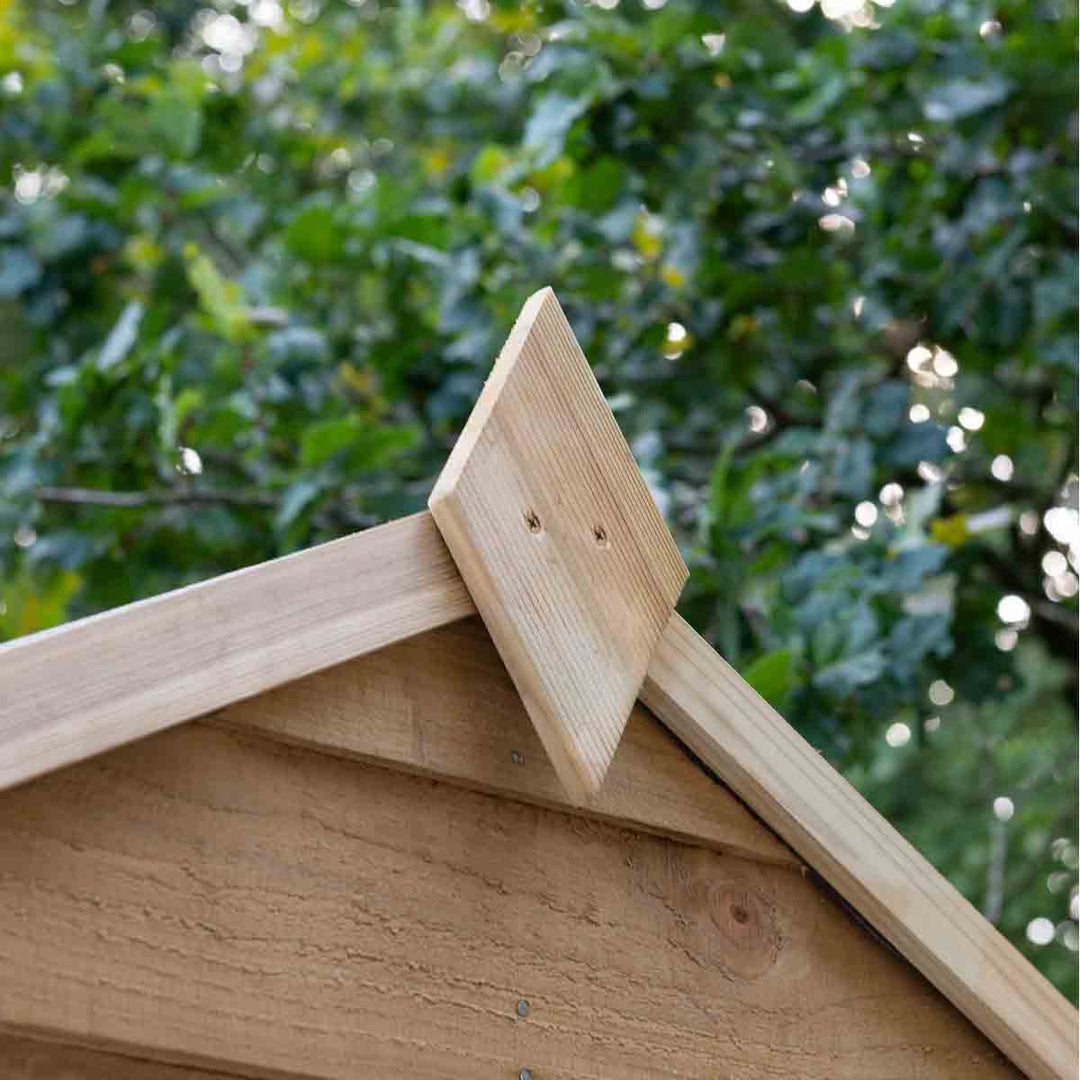 Forest Garden 4LIFE Pent Shed 7x5 - Single Door - 2 Windows