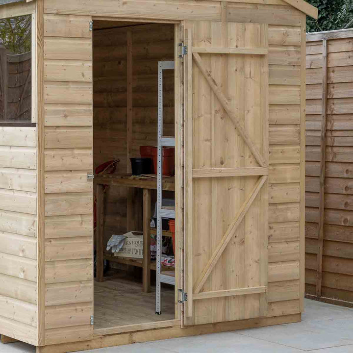 Forest Garden Beckwood 8x6 Pent Shed - No Windows