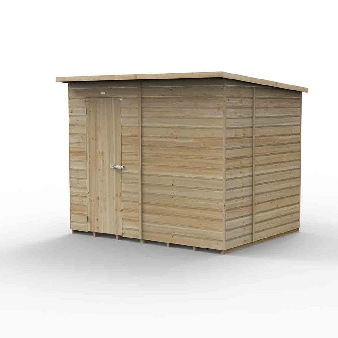 Forest Garden Beckwood 8x6 Pent Shed - No Windows