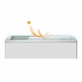 Hisense CAF303D7AWC, 297L Commercial Ice Cream Freezer, C Rated in White