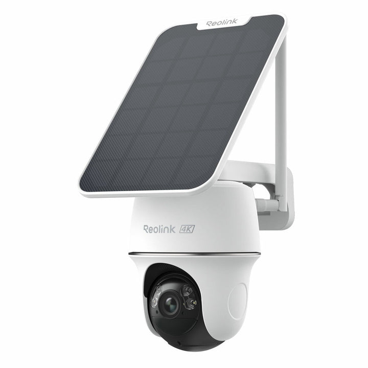 Reolink Argus PT Ultra 4K 8MP Wireless Pan &amp; Tilt Solar/Battery Camera with Spotlights + 64GB SD Card - 2 Pack