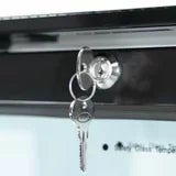 Contender RUG047 783L Commercial Hinged Double Glass Door Fridge, E Rated in White