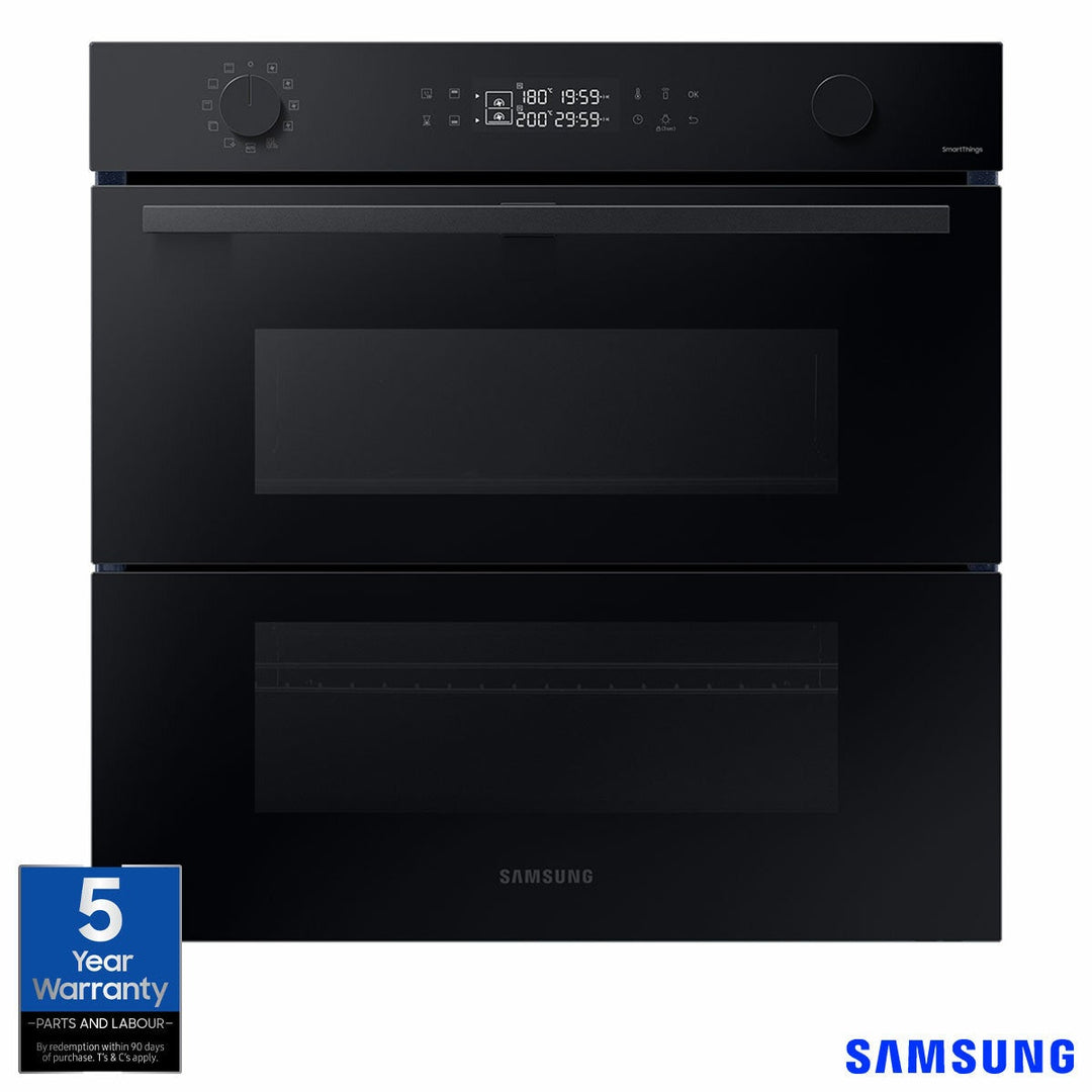 Samsung Series 4 Dual Cook Flex NV7B45305AK/U4 76L Smart Oven, A+ Rated in Clean Black