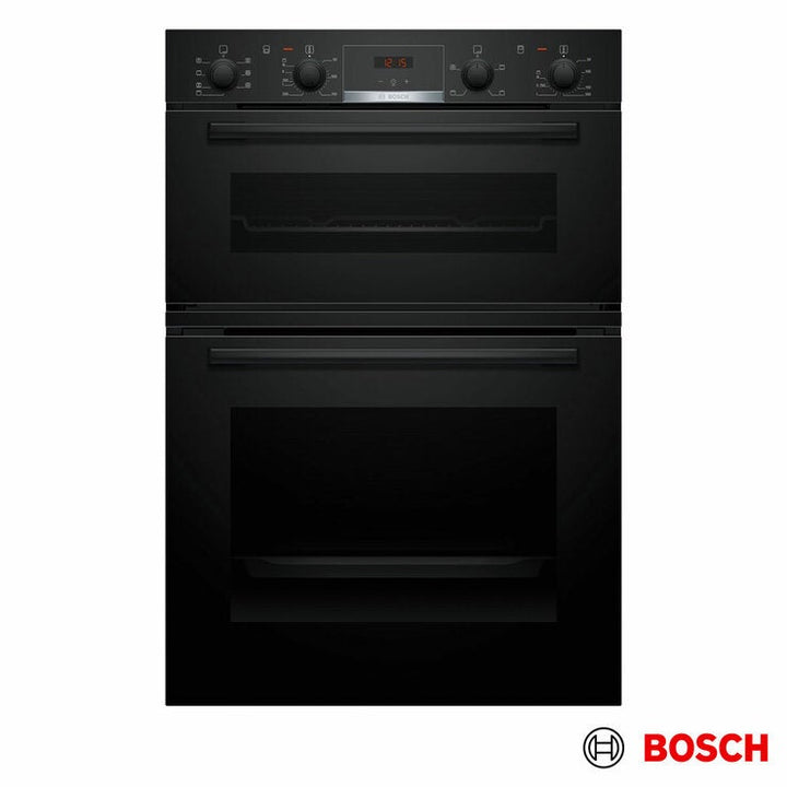 Bosch Series 4 MBA533BB3B, Built In Double Oven, A Rated in Black