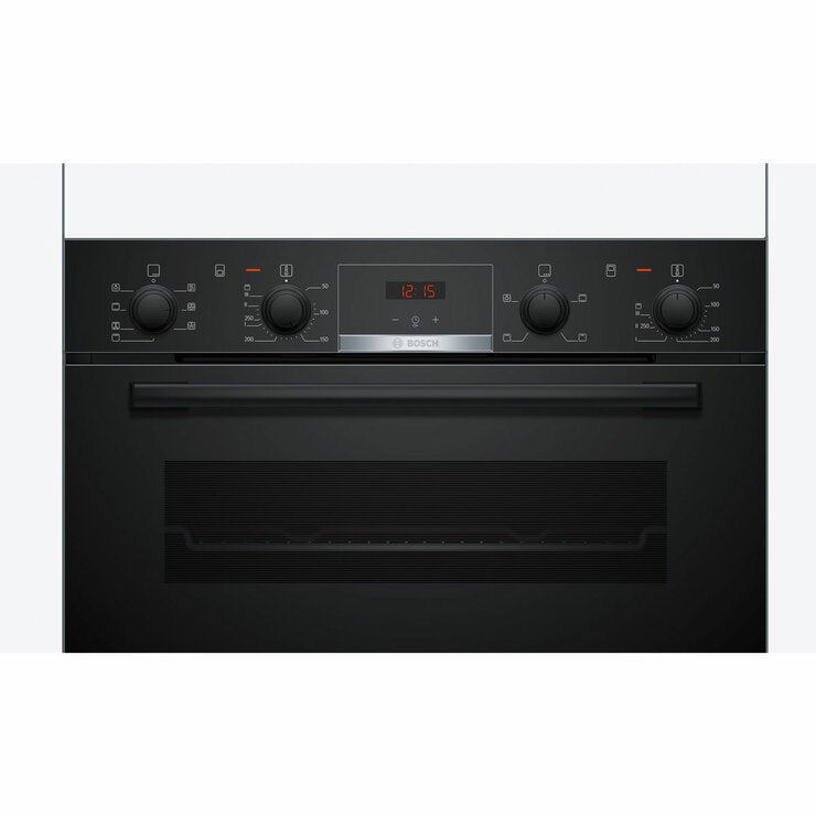 Bosch Series 4 MBA533BB3B, Built In Double Oven, A Rated in Black