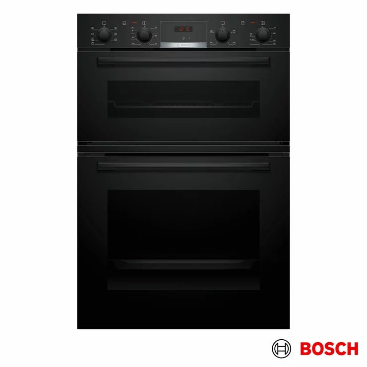 Bosch Series 4 MBA533BB3B, Built In Double Oven, A Rated in Black