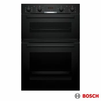 Bosch Series 4 MBA533BB3B, Built In Double Oven, A Rated in Black