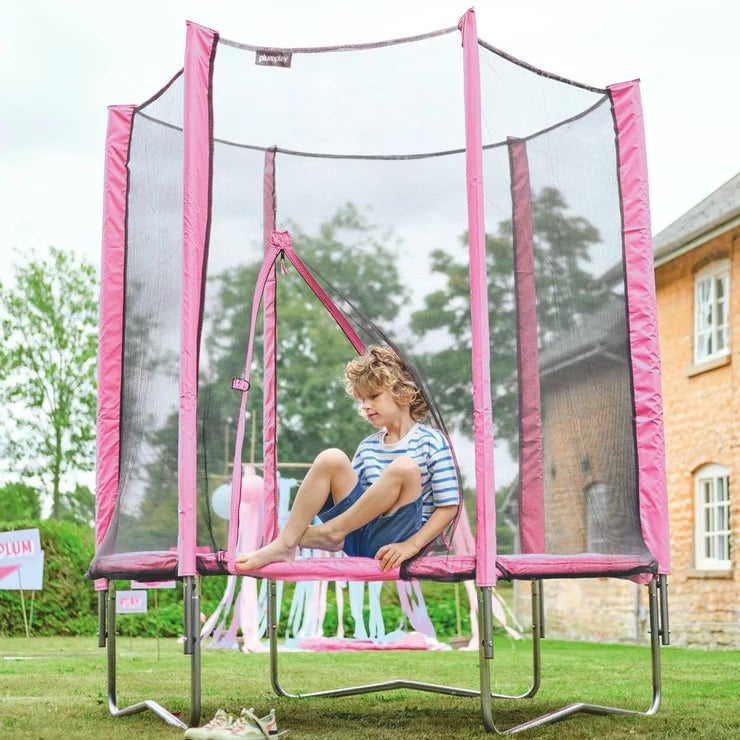 Plum 6ft Springsafe Trampoline in Pink