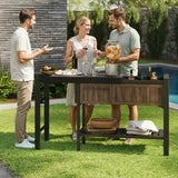Keter Rosewood Expandable Garden Hosting Station