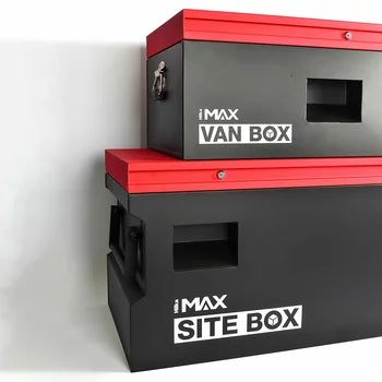 Hilka 32" (81cm) Van / 42" (107cm) Heavy Duty Steel Site Storage Box Bundle