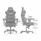 anda seaT Kaiser Series 4 Large Gaming Chair, Grey Fabric