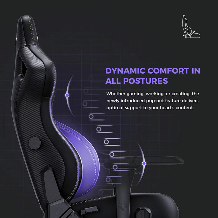 anda seaT Kaiser Series 4 Large Gaming Chair, Grey Fabric